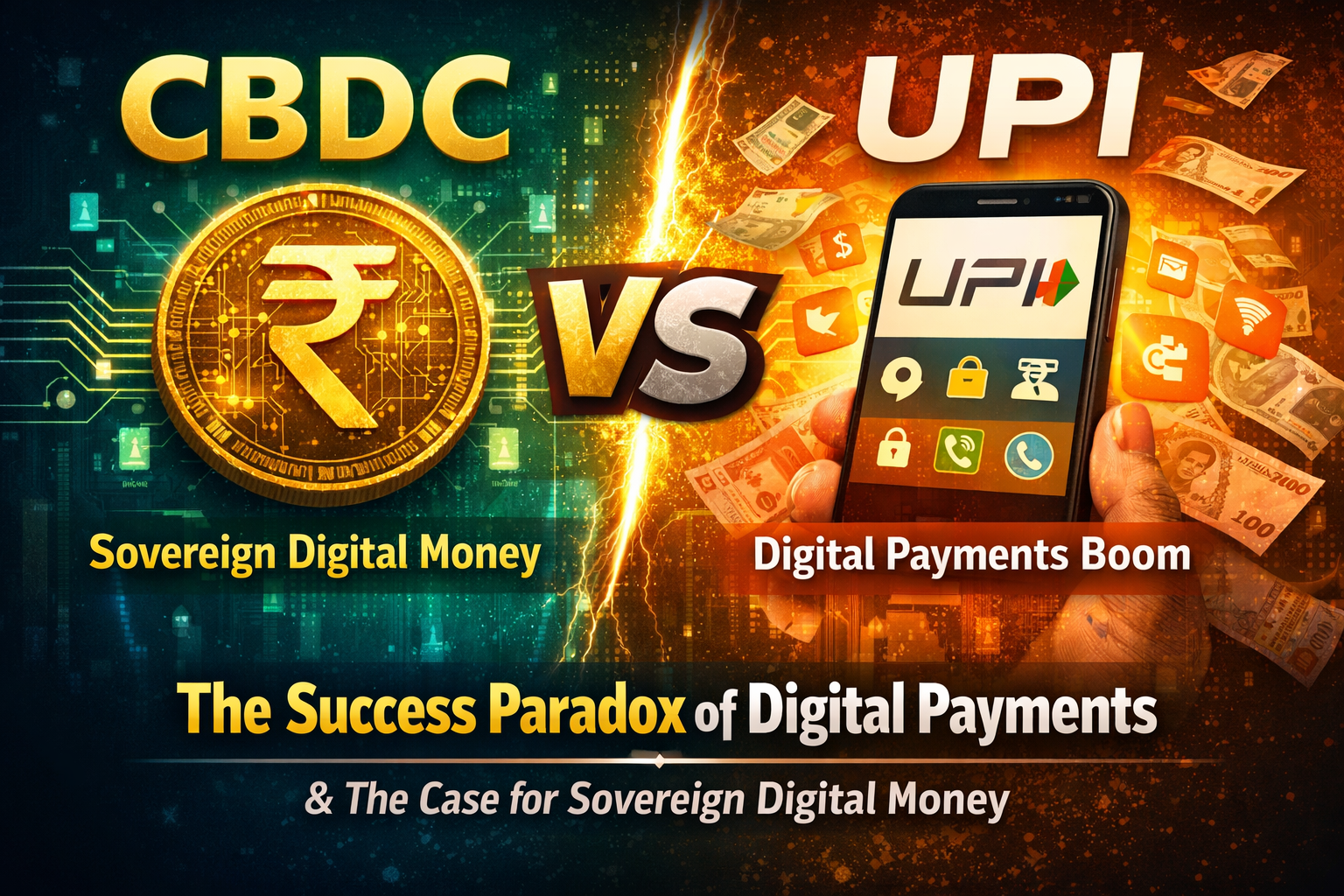 CBDC vs UPI in India: The Success Paradox of Digital Payments and the Case for Sovereign Digital Money