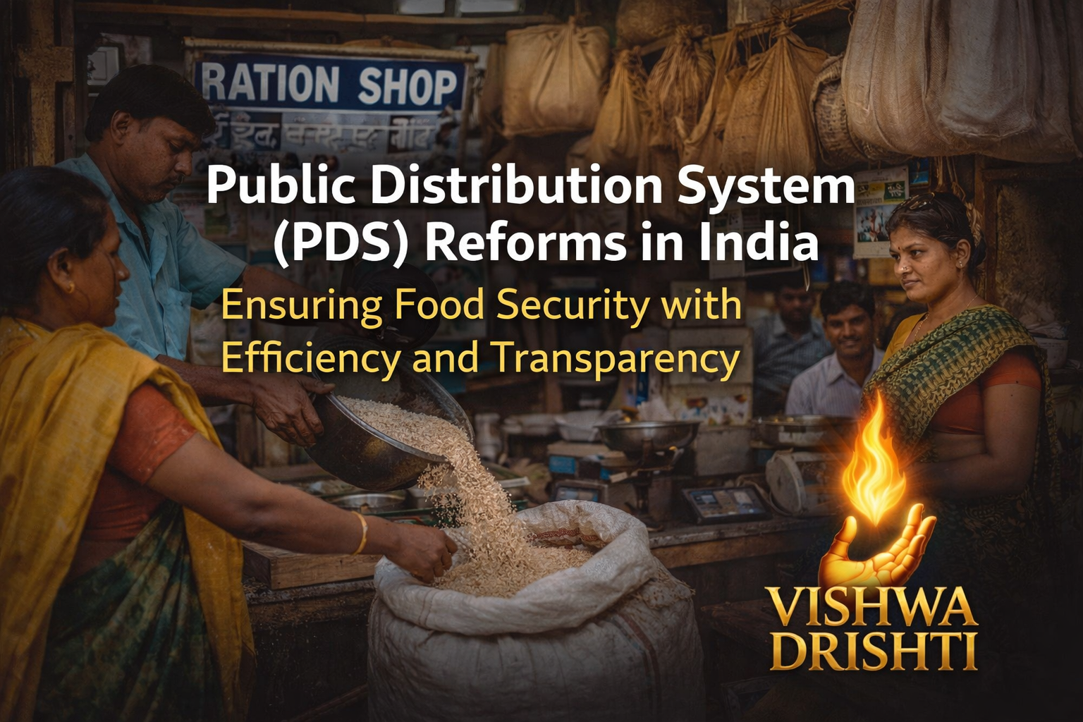 Public Distribution System (PDS) Reforms in India: Ensuring Food Security with Efficiency and Transparency